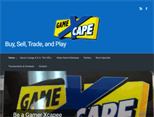 Tablet Screenshot of gamexcape.com